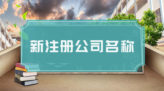 新注冊(cè)公司名稱(chēng)